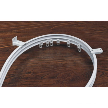 cheap prices plastic curving ,bay window curtain rail picture